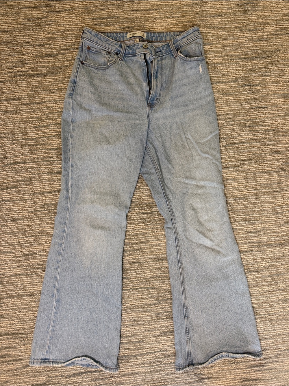 Abercrombie & Fitch Light Wash Flare Jeans